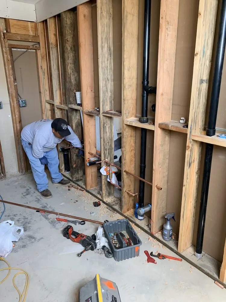 Commercial rough-in plumbing for Gas Line Repair in Welch